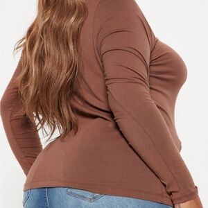 Fashion Nova Briana Long Sleeve Top Size 2XL